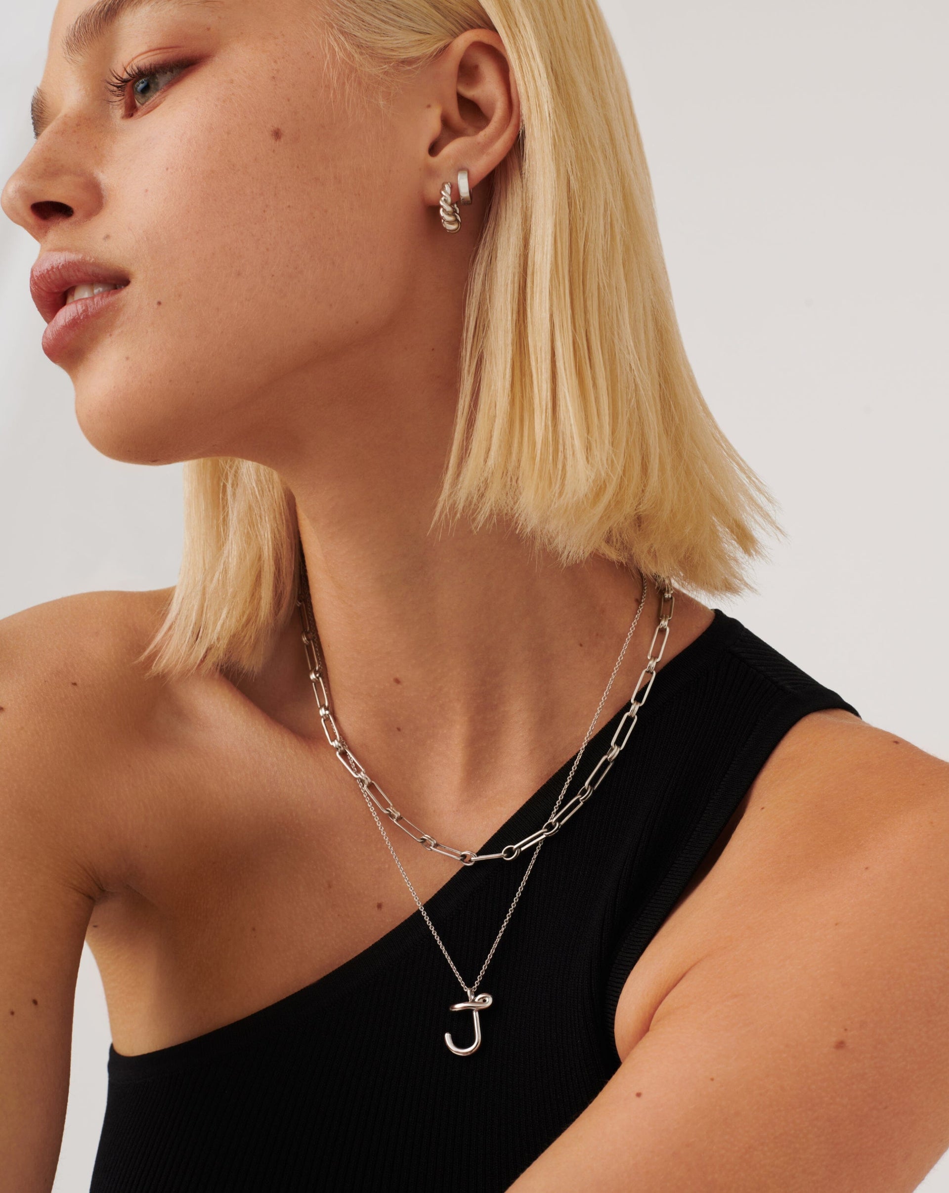 Aegis Chain Necklace | Silver Plated