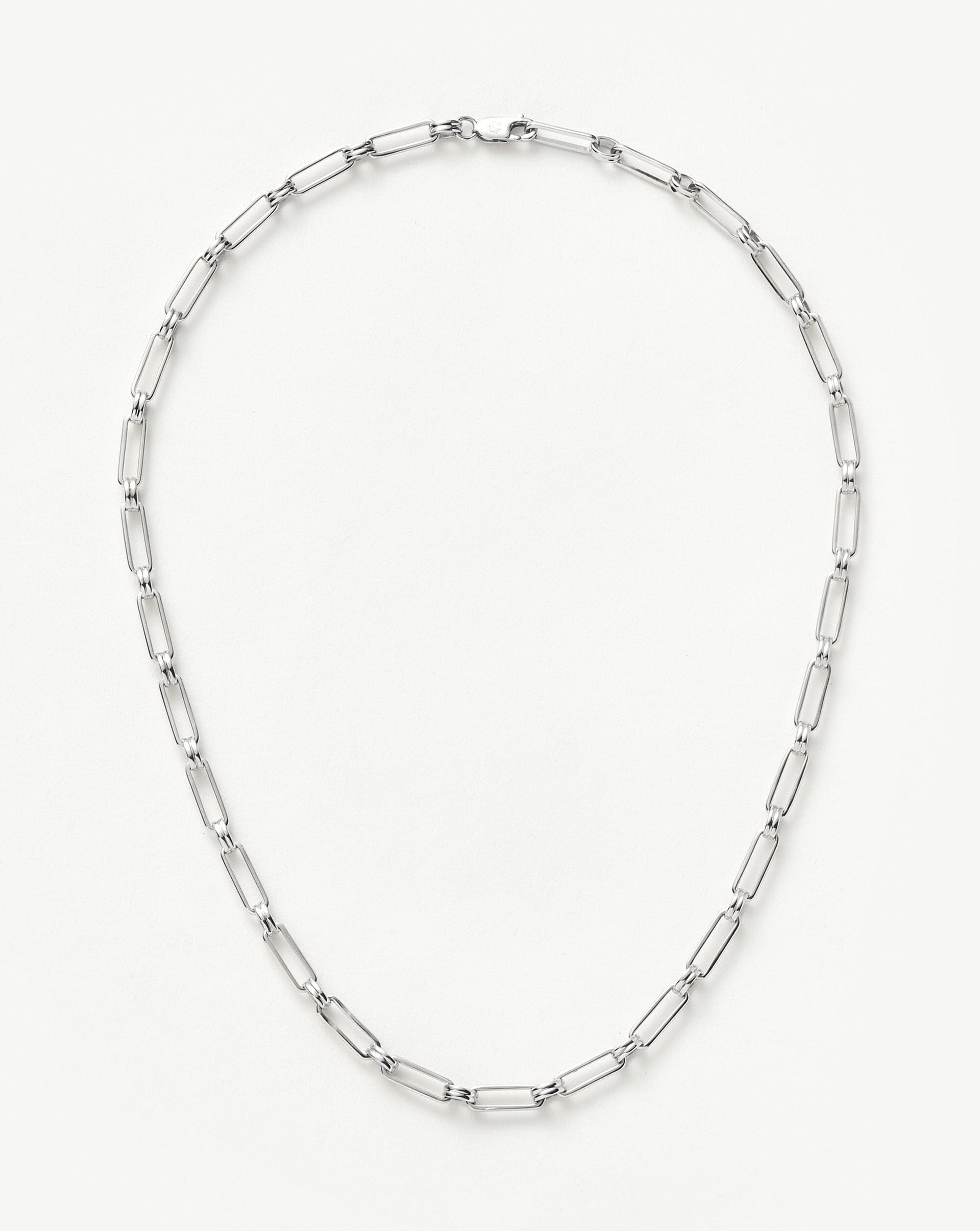 Aegis Chain Necklace | Silver Plated