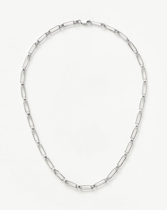 Aegis Chain Necklace | Silver Plated