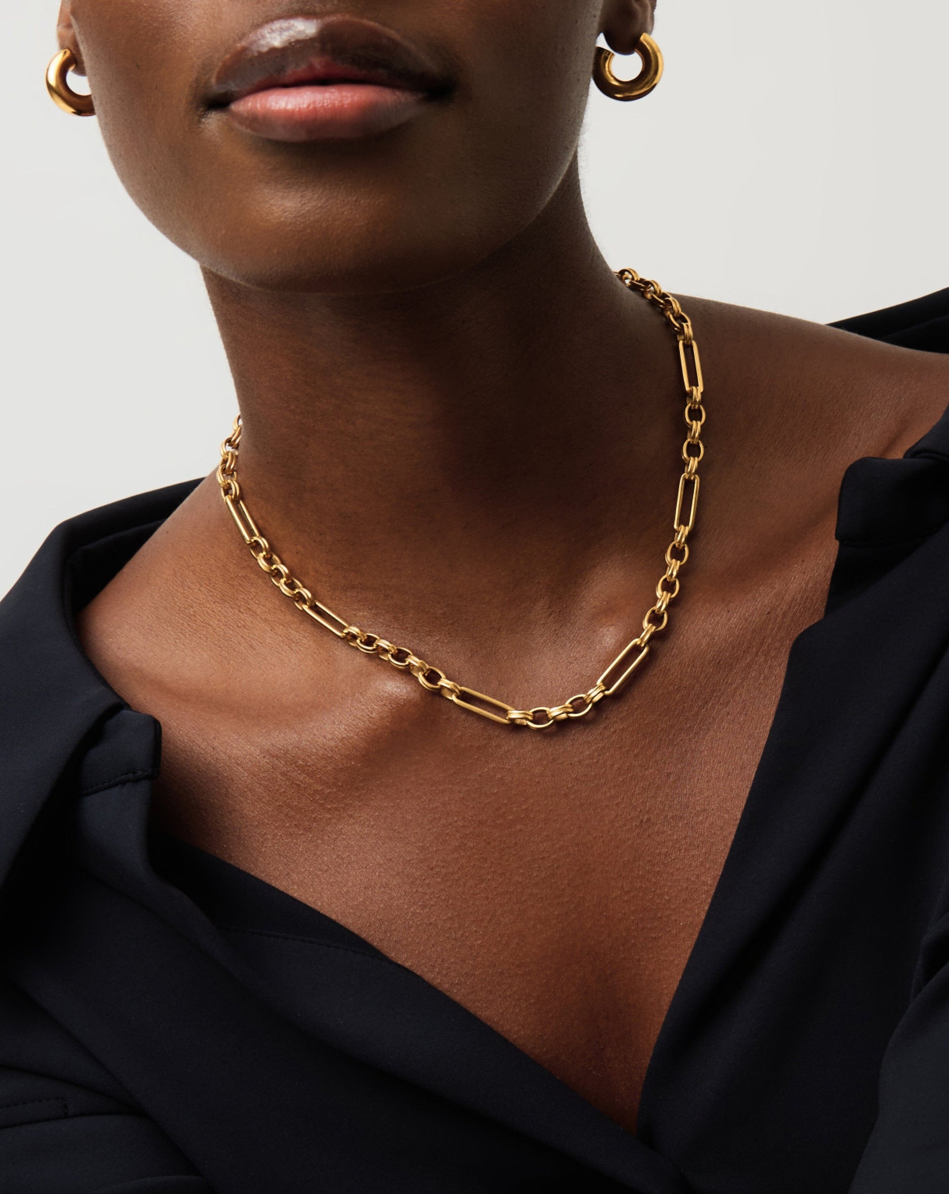 Axiom Chain Necklace | 18ct Gold Plated