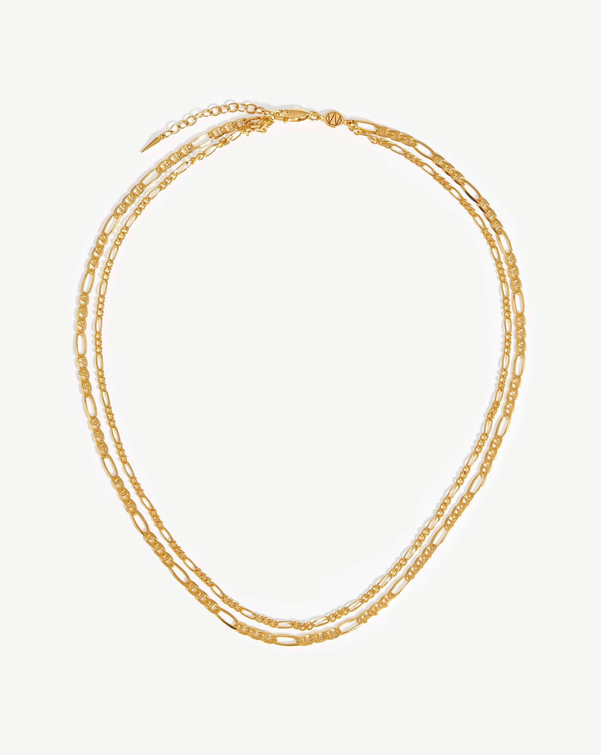 Filia Double Chain Necklace | 18ct Gold Vermeil